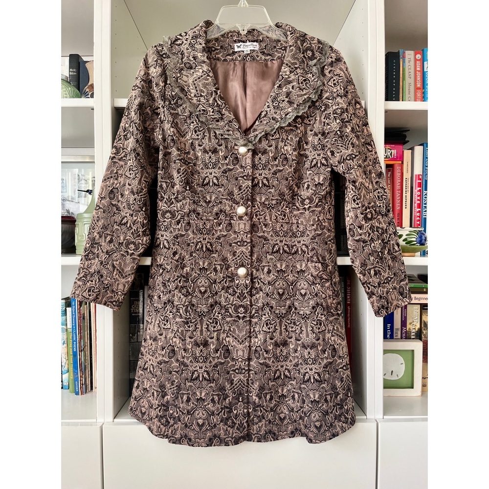 Papillon Anthropologie embroidered floral jacket, M